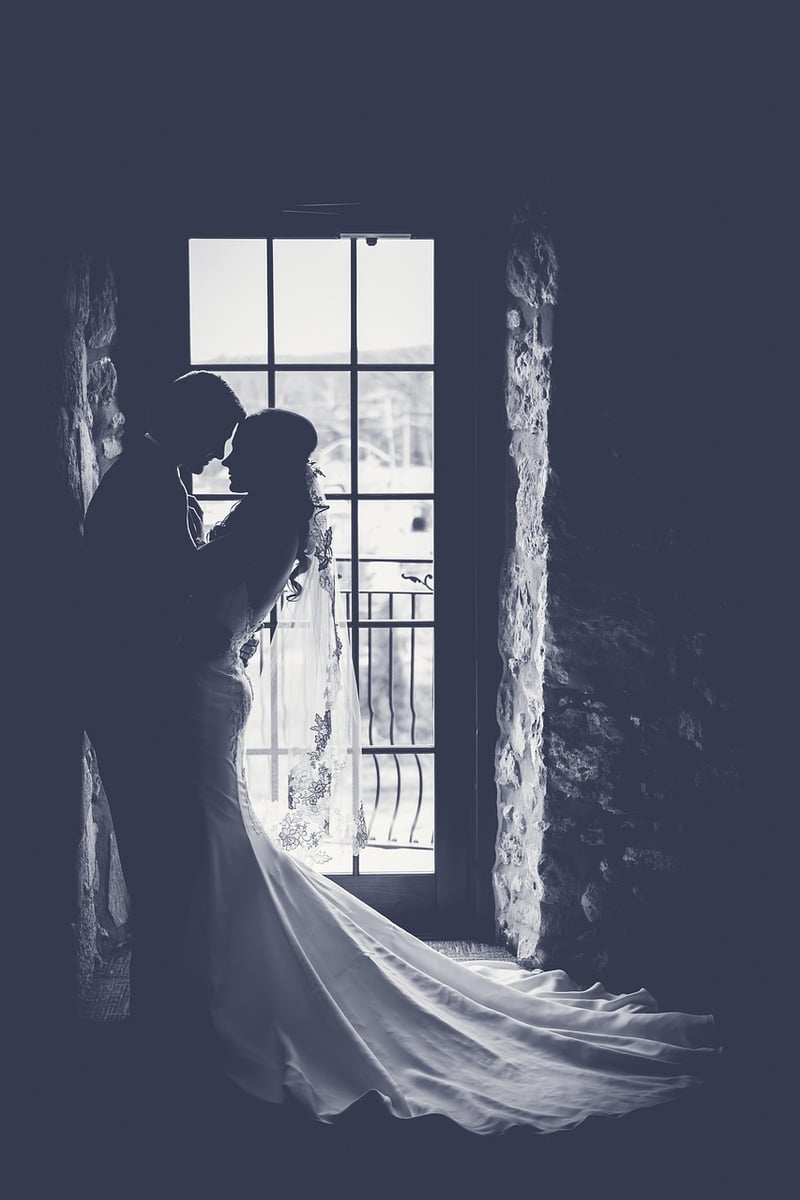 A-Line Bridal Gown with Sequins